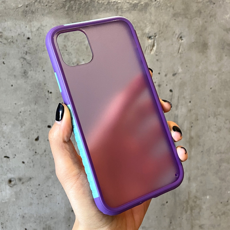 Ốp điện thoại màu tương phản chống rơi vỡ cho IPHONE 11 PRO MAX 7 8 PLUS XR XS MAX | BigBuy360 - bigbuy360.vn