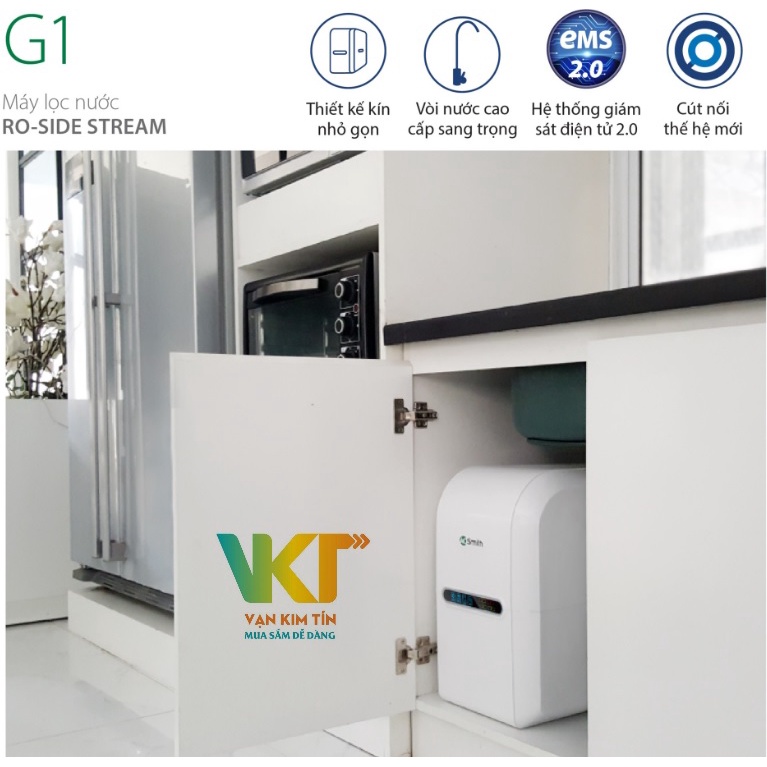 Máy lọc nước RO AOSmith G1 - Hàng chính hãng - Miễn phí lắp đặt toàn quốc