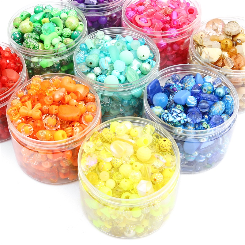 Hạt xỏ BEADIA bằng acrylic hỗn hợp dùng làm trang sức DIY