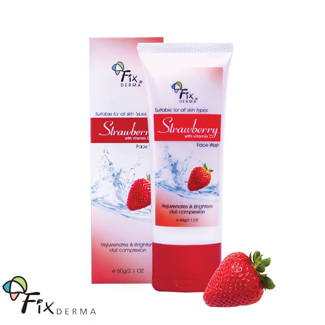 SỮA RỬA MẶT FIXDERMA STRAWBERRY FACE WASH 60G CHÍNH HÃNG