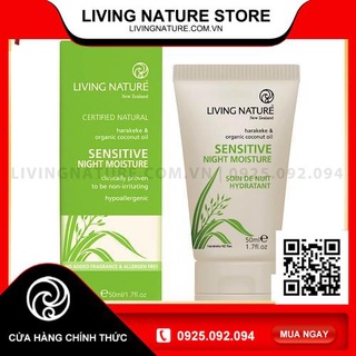 Kem dưỡng ẩm Living Nature Sensitive Night Moisture - ban đêm cho da nhạy cảm