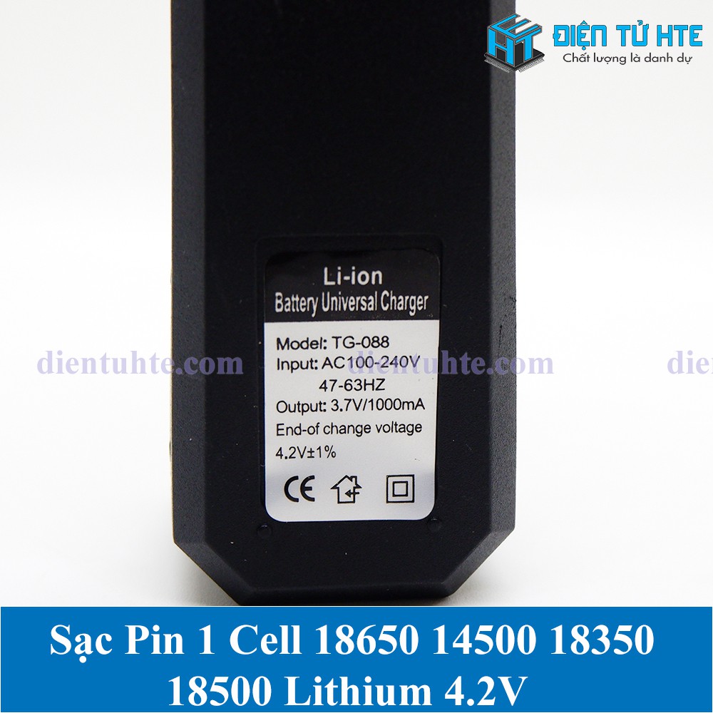 Dock Sạc Pin Lithium 1 Cell 18650 14500 18350 18500