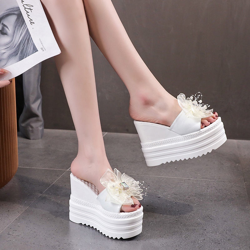 Dép đế xuồng 12cm thời trang mới dành cho bạn nữ