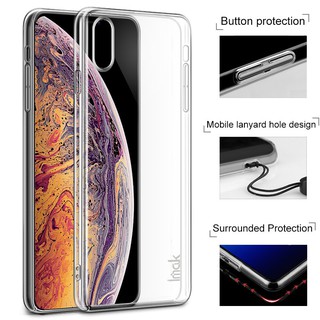 Ốp lưng imak xịn IPhone XS Max phủ nano chống xước ( Trong cứng )