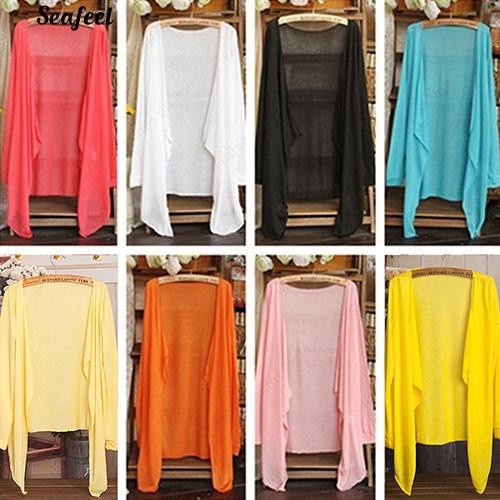 Áo Khoát Đi Biển Cardigan Đơn Giản Dài Tay | BigBuy360 - bigbuy360.vn