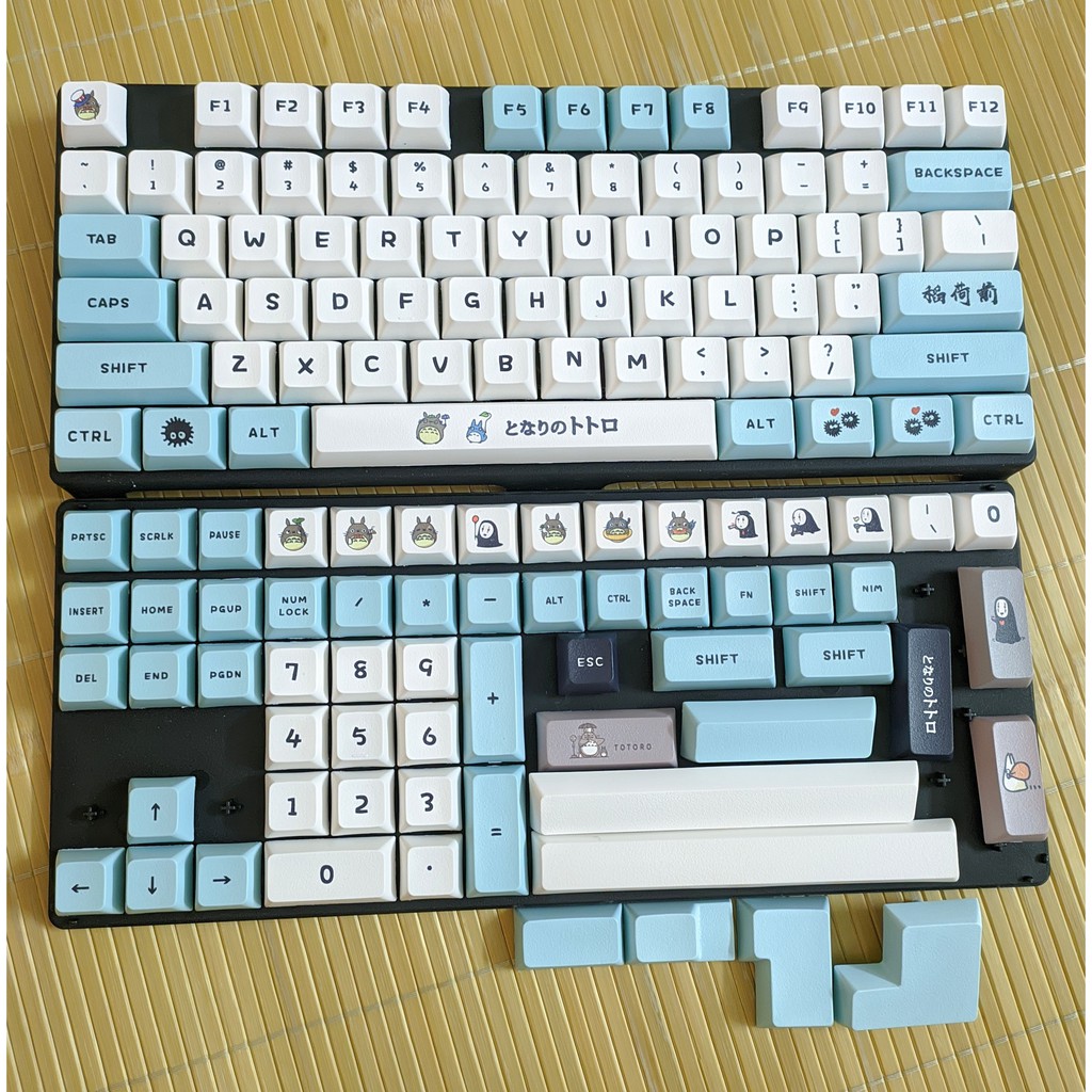 [Mã SKAMA06 giảm 8% đơn 250k]Bộ keycap Totoro chất liệu PBT 137 phím in Dye sub