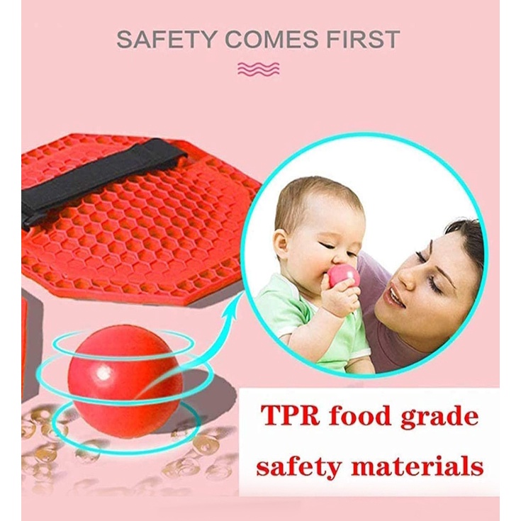 Bộ móc khoá đồ chơi nhấn bong bóng