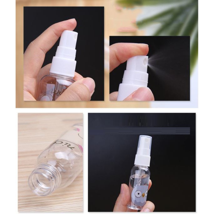 Chai chiết hình mèo có vòi xịt phun sương 100ml