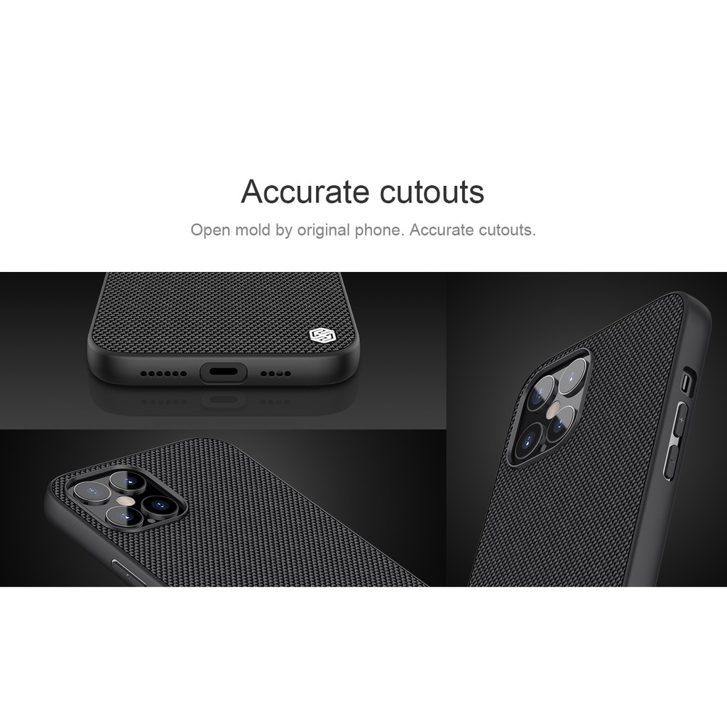 ⭐️Đã có iPhone 13 Pro Max⭐️ Ốp lưng Nillkin Textured iPhone 12 / 11 Pro Max / Xs max / Xs / X Sợi Vải