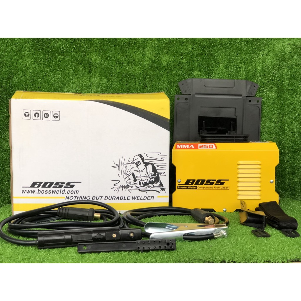 máy hàn điển tử boss 255mma chính hãng hàn que 4ly tặng phu kiện