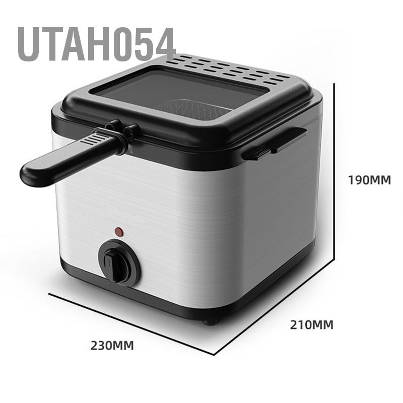 Nồi Chiên Ngập Dầu bằng điện thép không gỉ AC 1000W đa chức năng với giỏ cho nhà bếp