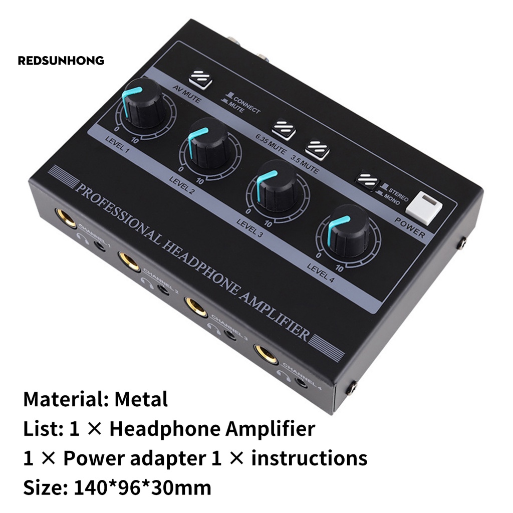 Bộ Khuếch Đại Âm Thanh 8 Kênh Có Nút Điều Khiển Cho Studio