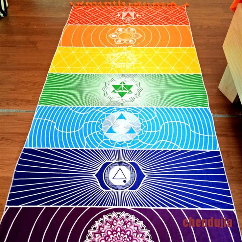 Thảm Tập Yoga / Đi Biển Họa Tiết Mandala