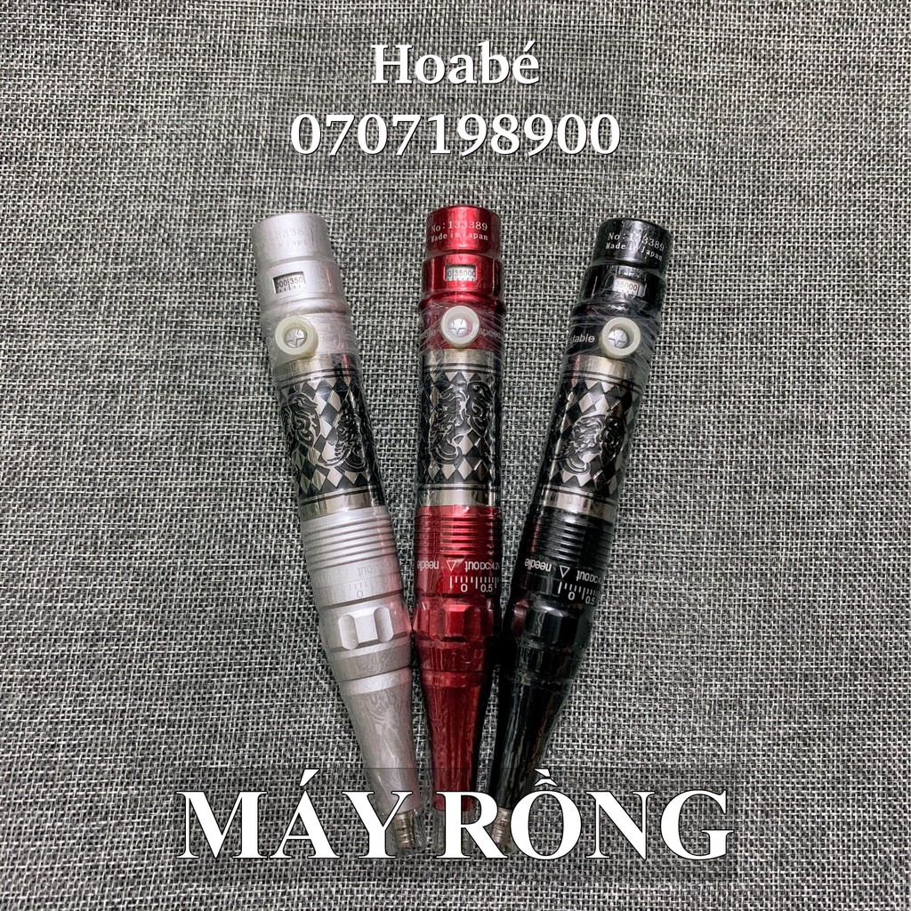 máy rồng Japan phun xăm bảo hành 6 tháng