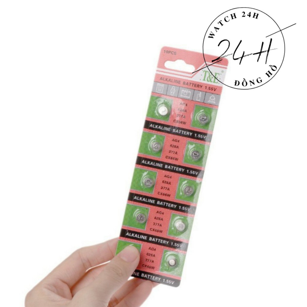 Pin Đồng Hồ đeo tay ALKA loại 1.55v; phù hợp cho tất cả dòng Đồng Hồ hiện nay