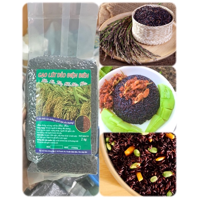 Combo 5kg lứt đen Điện Biên thực dưỡng  (hỗ trợ giảm cân | BigBuy360 - bigbuy360.vn