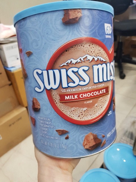 ☕️BỘT CACAO SWISS MISS HOT COCOA MIX MILK CHOCOLATE 2,17 kg date 09/ 2021