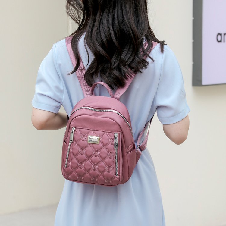 Ba Lô Vải Oxford Chống Thấm Nước Siêu Nhẹ Đơn Giản Thời Trang Dành Cho Nữ