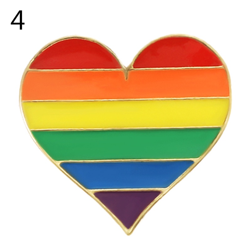 Trâm Cài Áo Kim Loại Họa Tiết LGBT