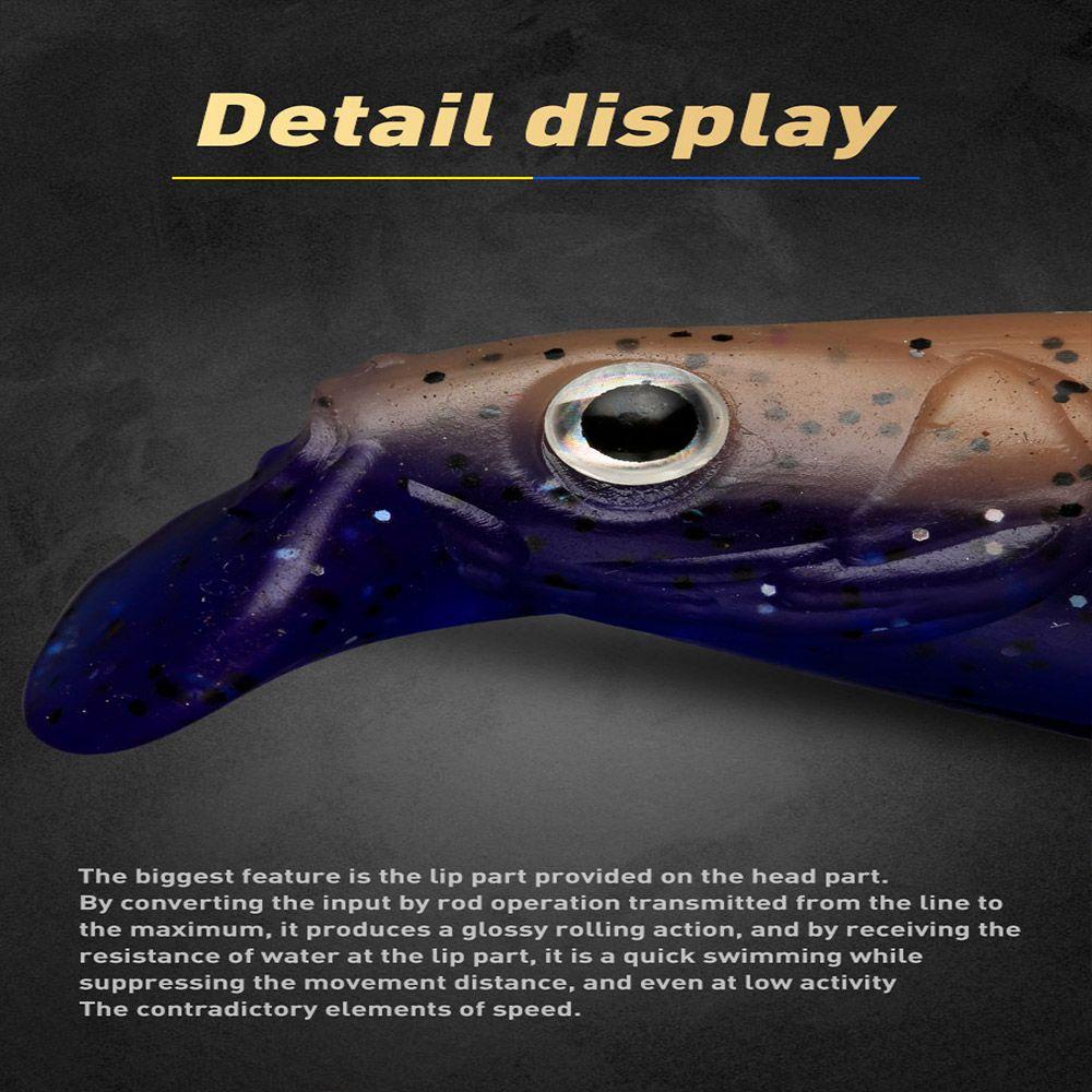 MUVAKO Mồi Câu Cá Nhân Tạo Bằng Nhựa Mềm Tiện Dụng