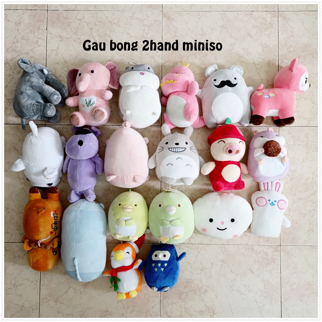 Gấu bông si tuyển miniso nhỏ