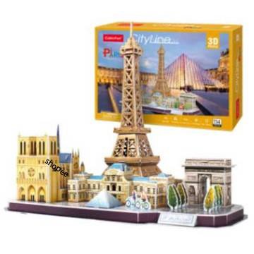 Bộ đồ chơi lắp ghép mô hình kỳ quan thế giới CityLine  - Thành phố Paris Pháp