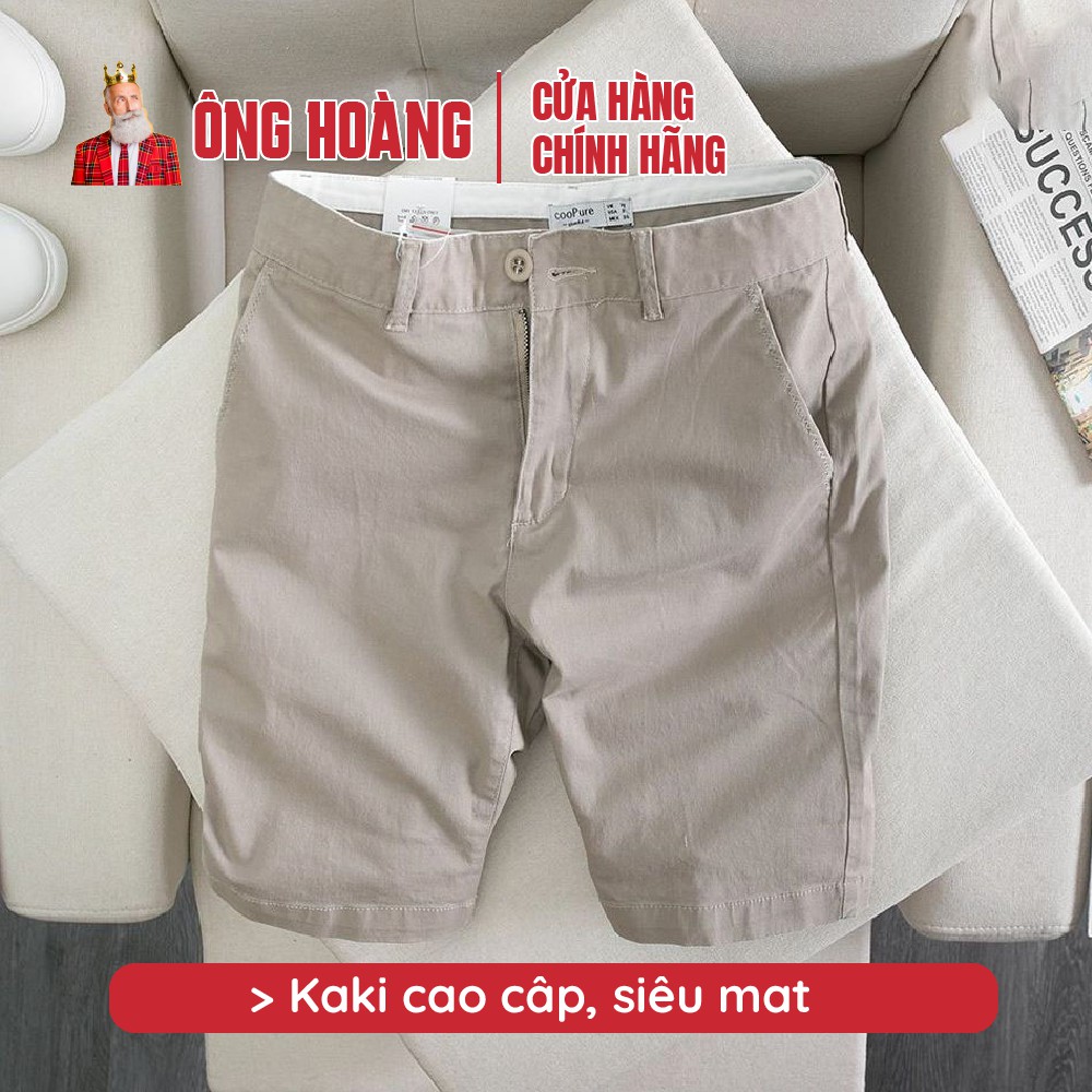 Quần short kaki cao cấp, quần ngắn thời trang phong cách unisex dễ phối đồ coopure | BigBuy360 - bigbuy360.vn
