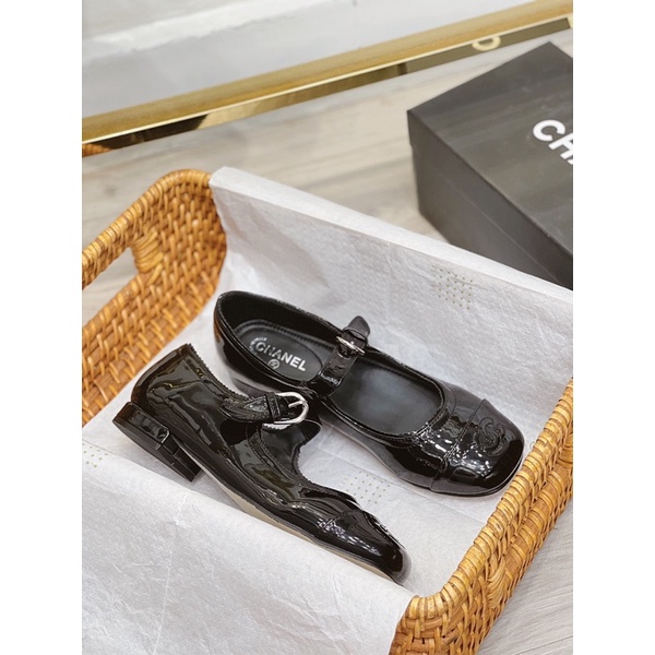 Giày búp bê cn đế bệt khoá ngang spsl fullbox bill túi giấy