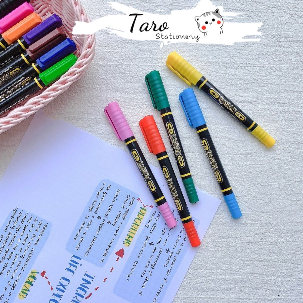Set 12 Bút paraphrase học tiếng anh B12 Taro Stationery