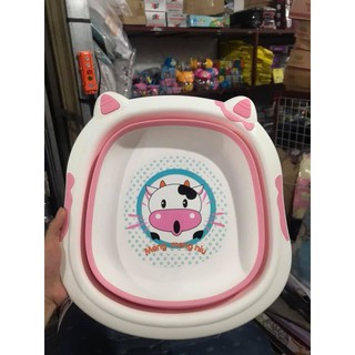 Chậu rửa mặt gấp gọn cho bé - chậu rửa mặt bé.