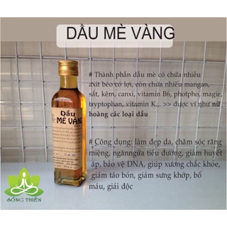 DẦU MÈ VÀNG NẤU THỦ CÔNG 300 ML