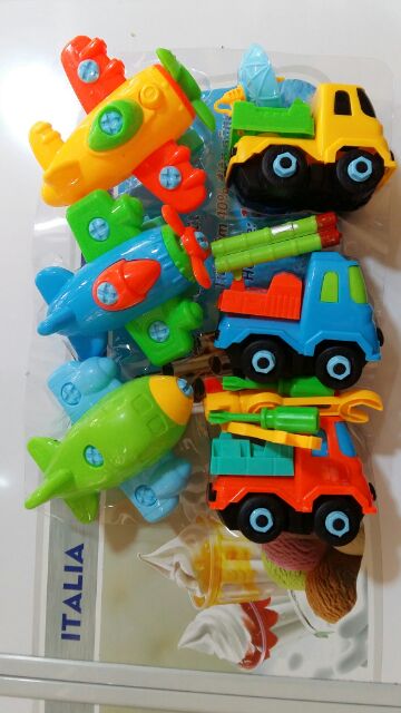 Sét 6 ô tô máy bay cho bé