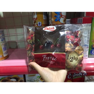 [thanh lý] kẹo socola nhân rượu cherry Zaini Boeri 500g-date 3/2020