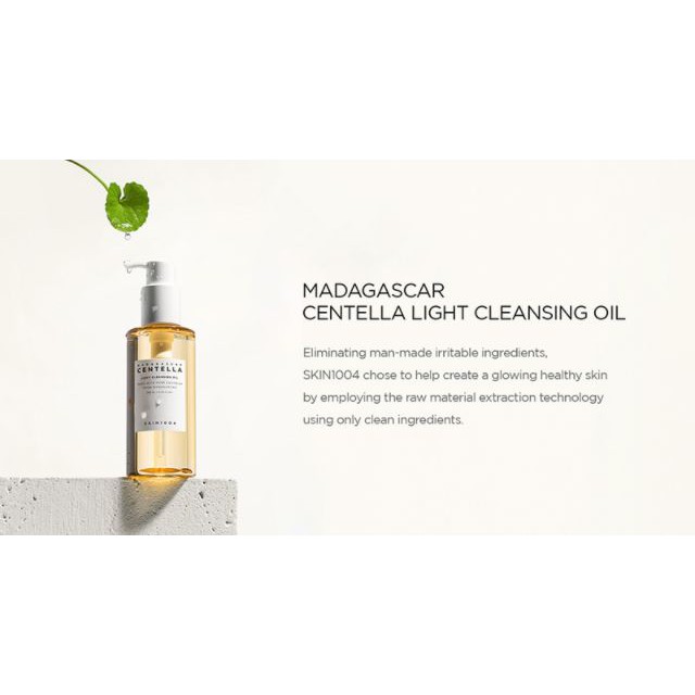 Dầu Tẩy Trang Dịu Nhẹ Chiết Xuất Từ Rau SKIN1004 Madagascar Centella Light Cleansing Oil 200ml