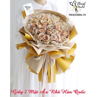 GIẤY GÓI HOA - HAI MẶT ÂU NHÃ HÀN QUỐC