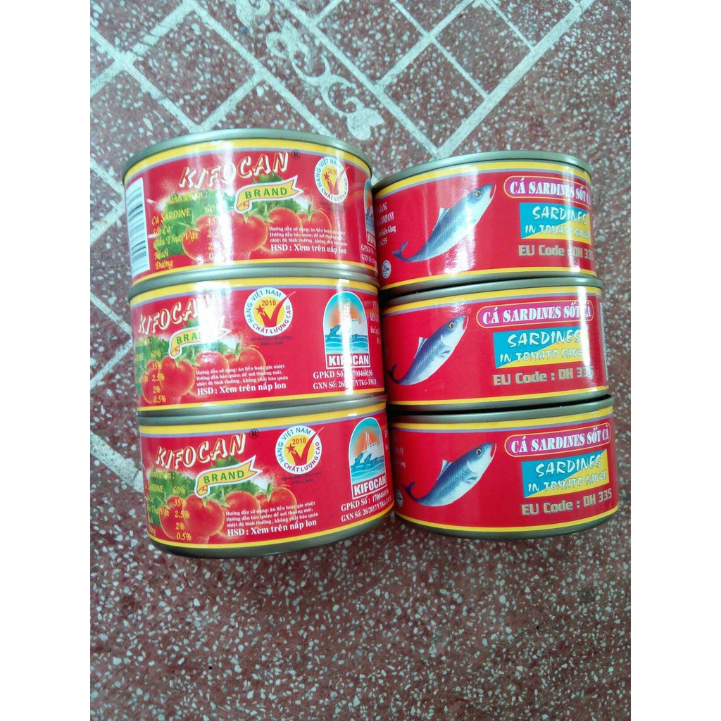 Cá mòi sốt cà 6 hộp