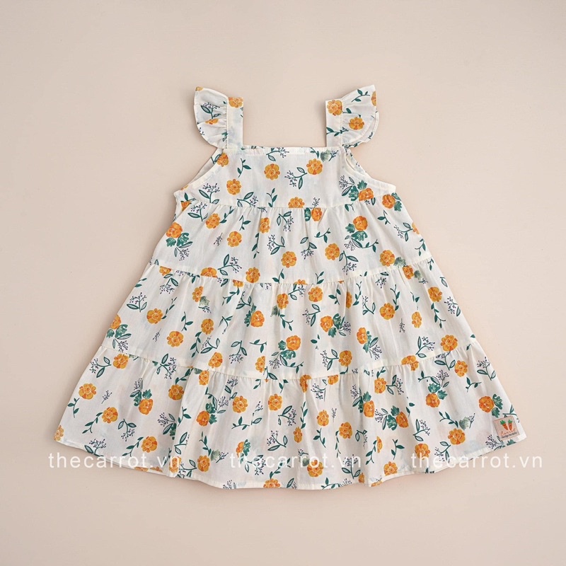 vải thô cotton hoa thạch thảo mềm mịn mát may váy đi chơi,bộ mặc nhà