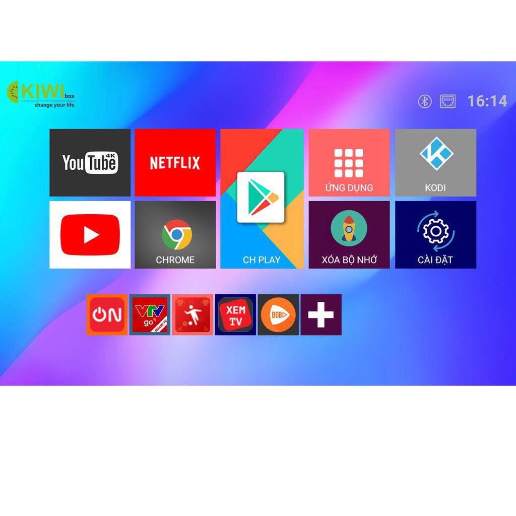 [ Hàng Hot ] Android Kiwibox S10 Pro - Ram 4G  - Điều Khiển giọng nói (chuột voice bay), Tivi box Kiwi S10pro androi 10,