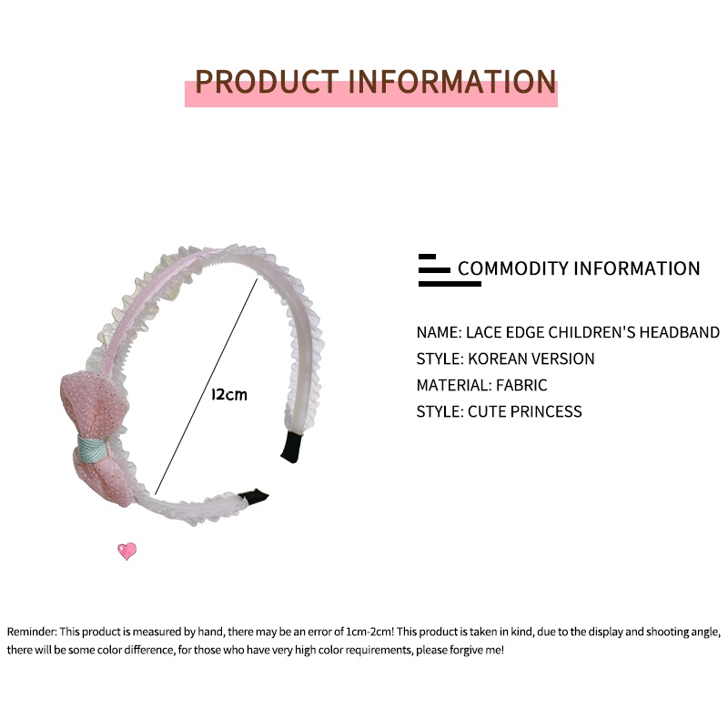 Kẹp Tóc Nơ Lưới Không Đau Chống Trượt Aku
