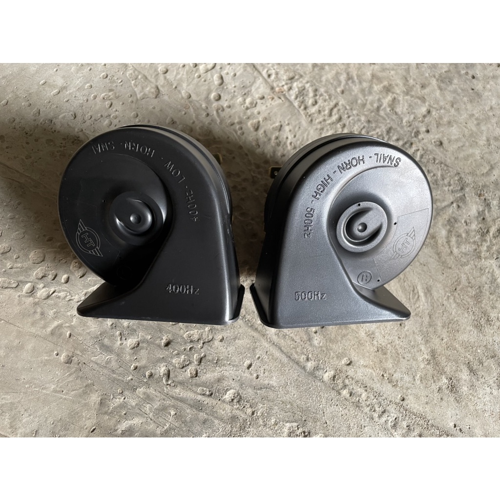 Một đôi Còi ốc còi sên SIHAI dùng cho xe oto các loại 12v và 24v