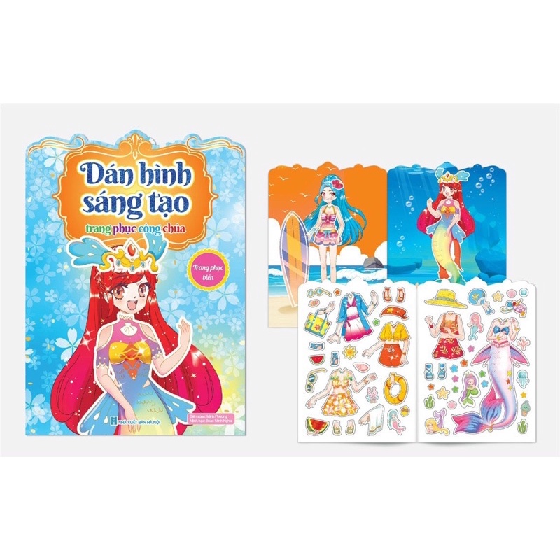 DÁN HÌNH SÁNG TẠO TRANG PHỤC CÔNG CHÚA