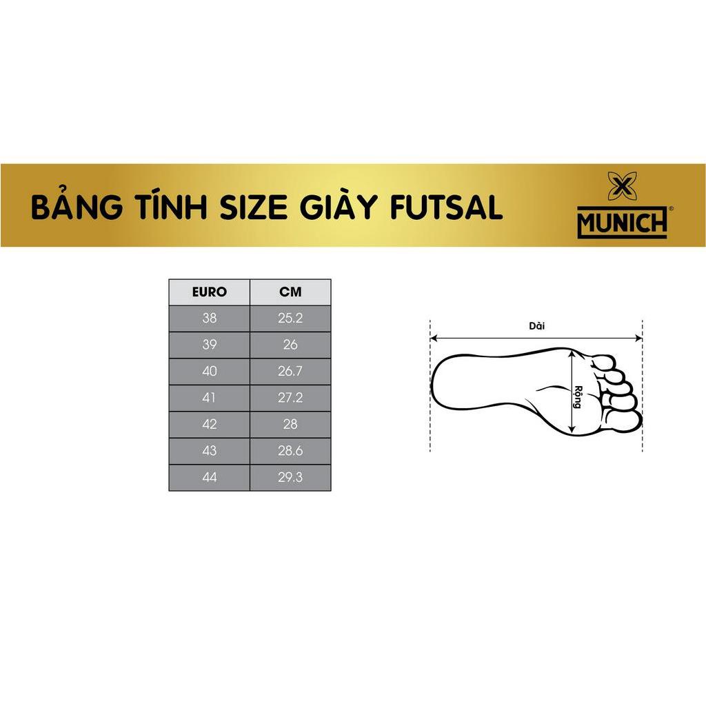 Giày futsal X MUNICH CONTINENTAL V2 44 - Shock Pink/White