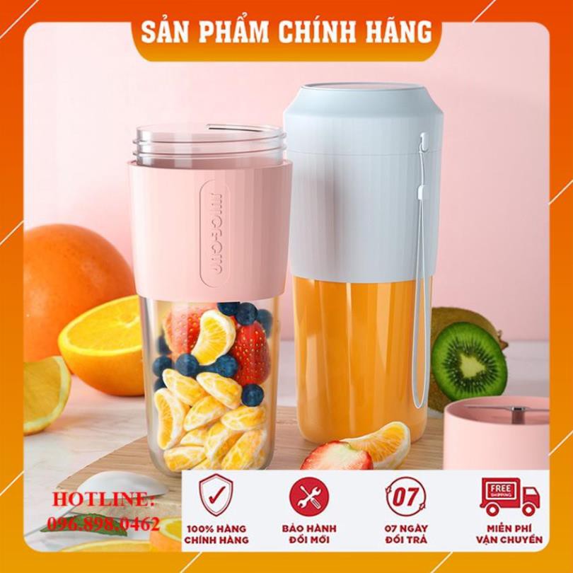 [CHÍNH HÃNG-FREESHIP] Máy Xay Sinh Tố Mini JUICE CUP 3000mAh, Máy Xay Sinh Tố Cầm Tay Đa Năng SIÊU HOT Xay Cả Đá-Thịt