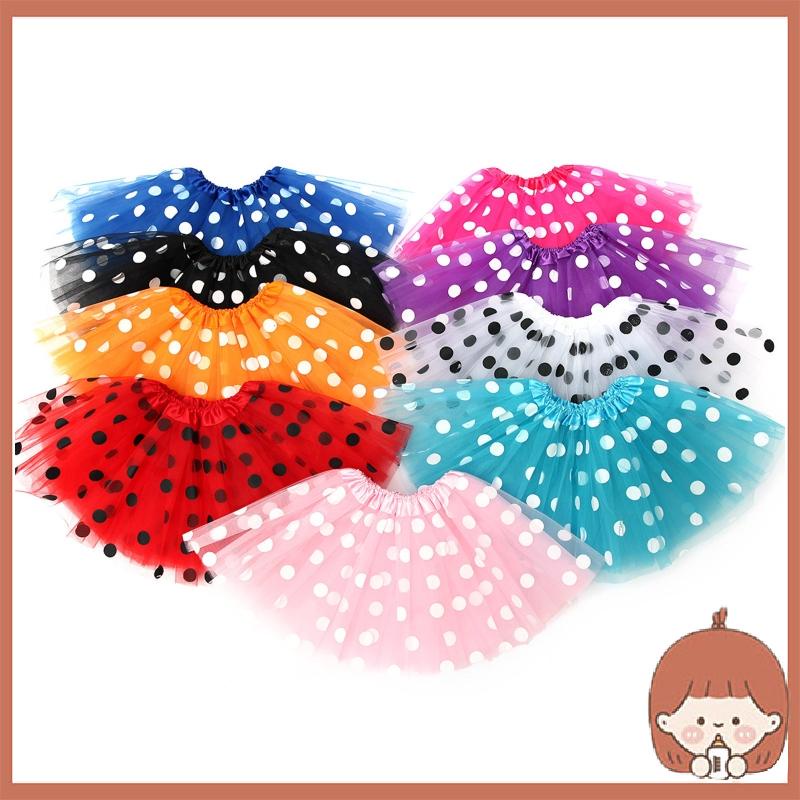 Chân Váy Lưới Tutu 3 Lớp Co Giãn Dành Cho Bé Gái Tập Múa Ballet