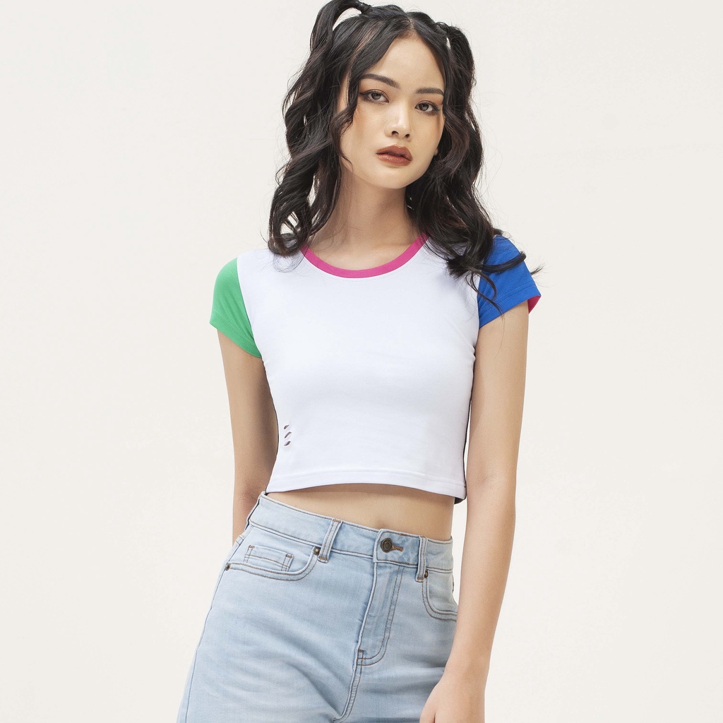Z_6 I Áo thun croptop 33 màu đủ size - Quadrillion