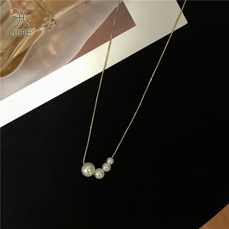 Vòng cổ Đính Ngọc Trai Xinh Xắn Thời Trang Dành Cho Nữ