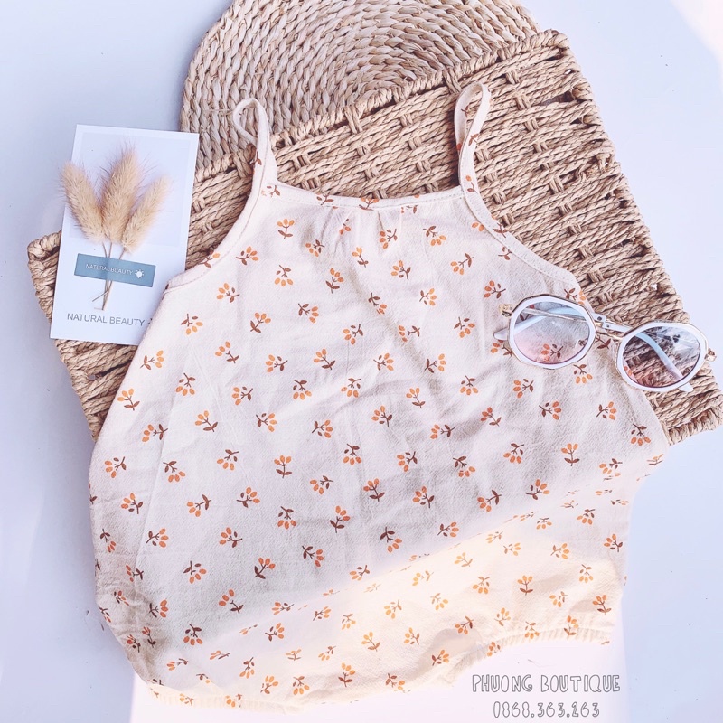 Romper bé gái Royalkids bodysuit thiết kế chất thô kara