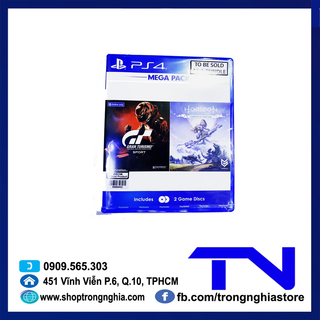 Bộ 2 game PS4 Grand Turismo và Horizon Zero Dawn Complete Edition