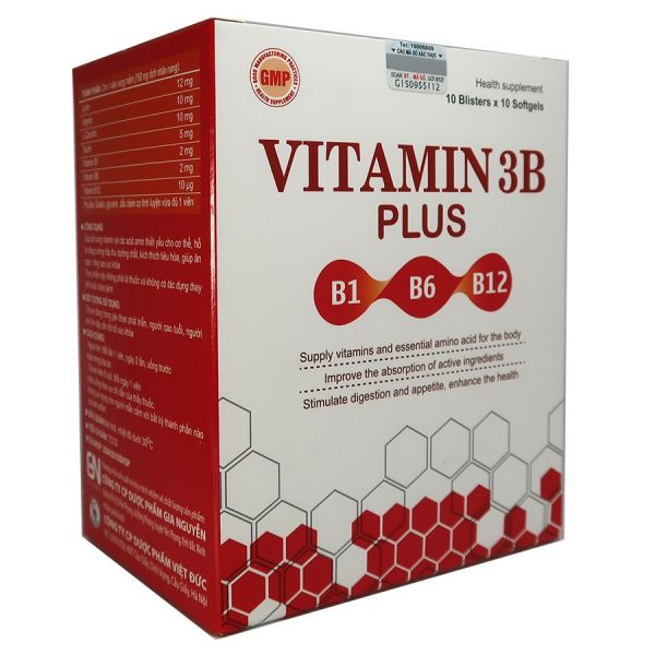 Vitamin 3B Plus bổ sung vitamin,acid amin thiết yếu tăng cường dưỡng chất,ăn ngon,nâng cao sức khỏe
