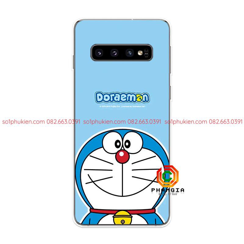 Ốp Lưng Samsung Galaxy S9 S9+ S10 S10+ Plus S10e S10 Lite dẻo in hình Doraemon đẹp